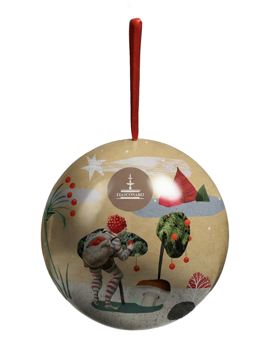 Dolce Sfera – Mini-Panettone mit Schokolade in der Weihnachtskugel