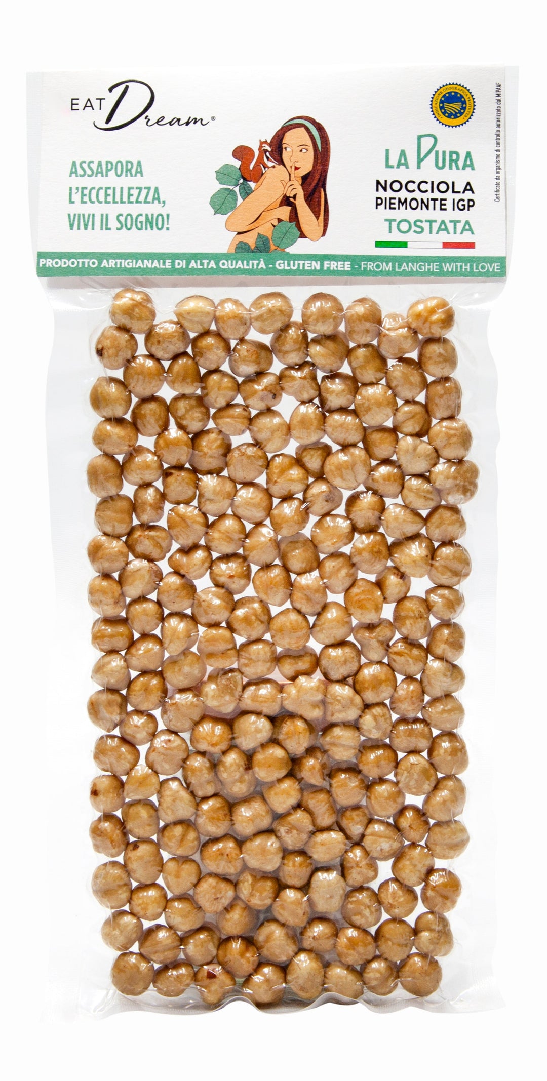 Geröstete Piemont-Haselnüsse g.g.A, 500g