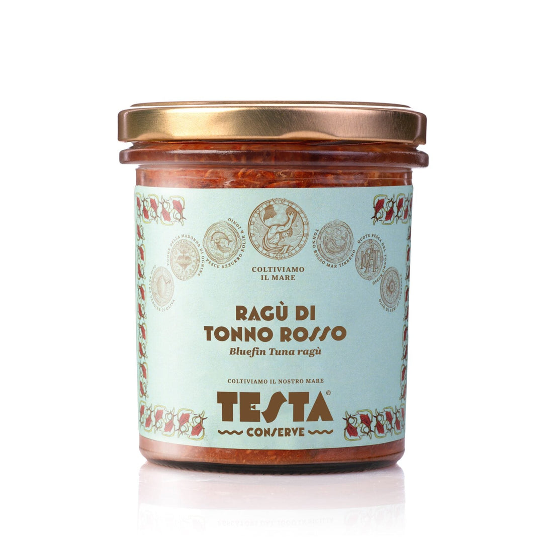 Ragù di Tonno Rosso – Thunfisch-Ragù aus Sizilien von Testa Conserve, 300 g
