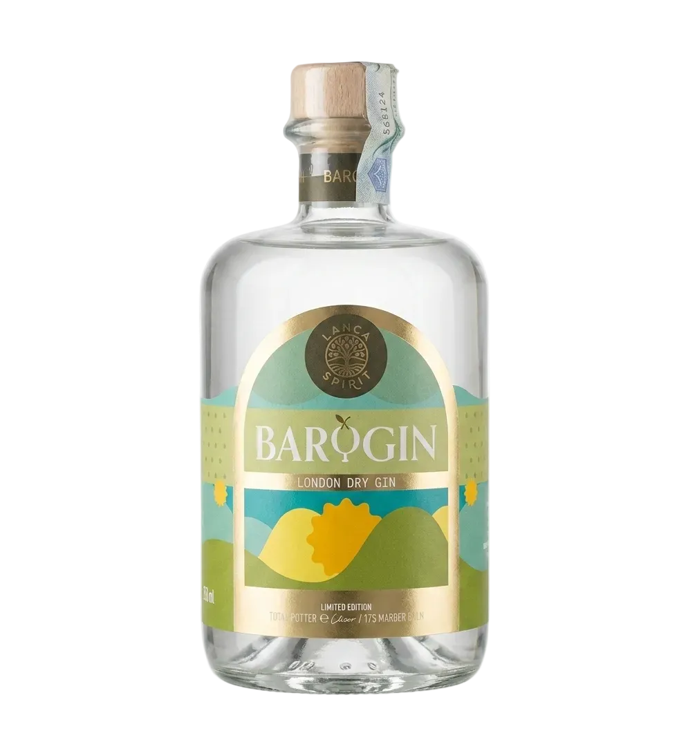 BaròGin London Dry – Pink Pepper & Bergamot Edition von Langa Spirit, 70 cl