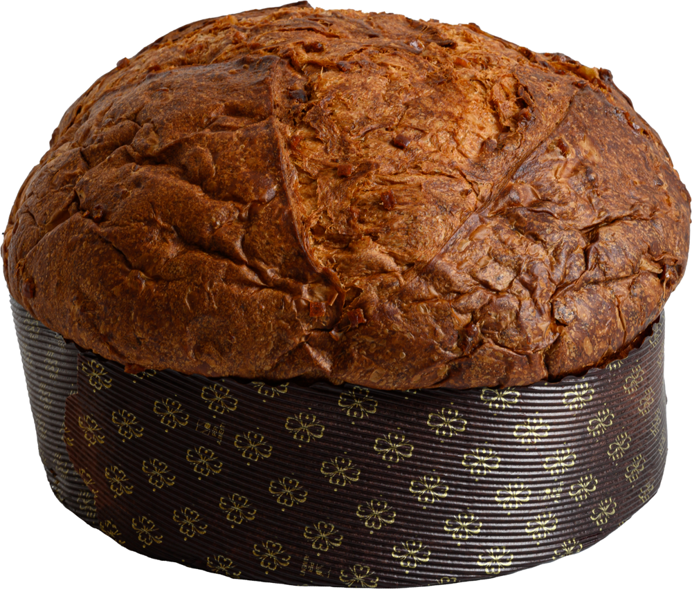 Il Panettone al Mandarino – Dolce&Gabbana Sammlerdose mit Ätna und Mandarinenzweigen, Panettone mit kandierten Mandarinen