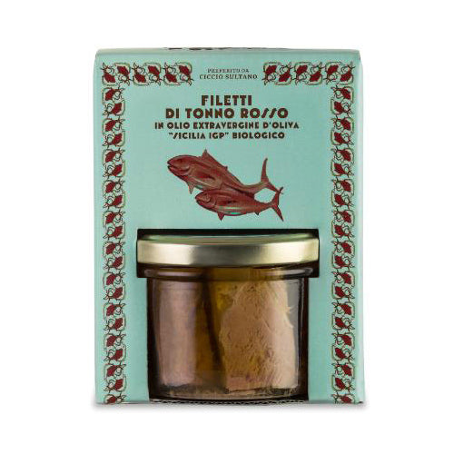 Filetti di Tonno Rosso – Rote Thunfischfilets in Bio-Olivenöl Sicilia IGP