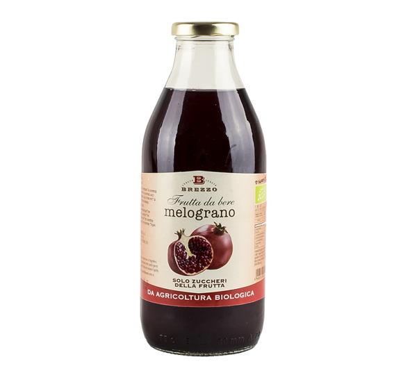Frutta da Bere Melograno – Bio-Granatapfeldrink von Brezzo, 750 ml