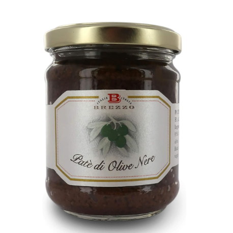 Schwarze Olivenpaste