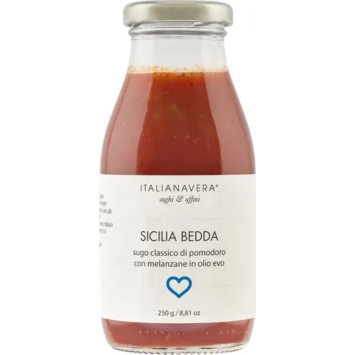 Sugo Sicilia Bedda – sizilianische Tomatensauce mit Melanzani von Italianavera, 250 g