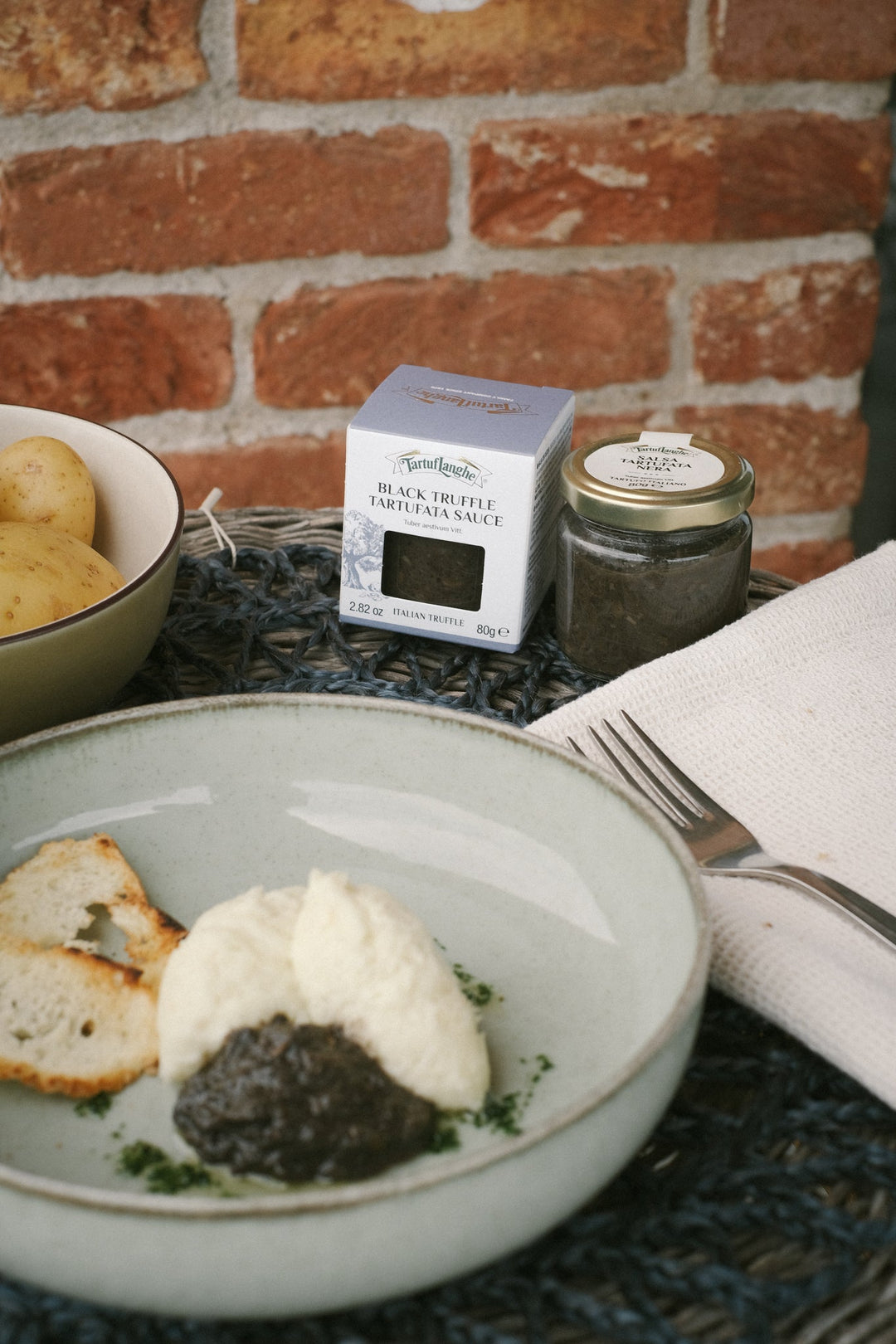 Tartuflanghe Trüffelsauce aus Piobesi d'Alba – Piemonteser Trüffelspezialität