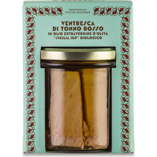 Roter Thunfisch in Bio-Olivenöl nativ extra "Sicilia IGP" - Bauchfleisch