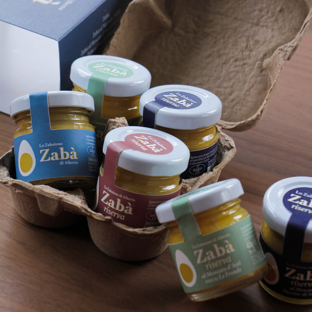 Creme Zabaione, 4er-Set im Eierbecher, 4 x 40g (160 g)