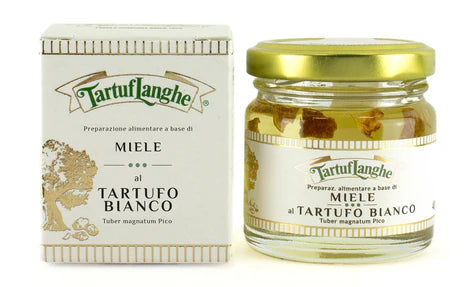 Miele di Acacia al Tartufo Bianco von Tartuflanghe – Akazienhonig mit Weißem Trüffel aus Alba im Glas