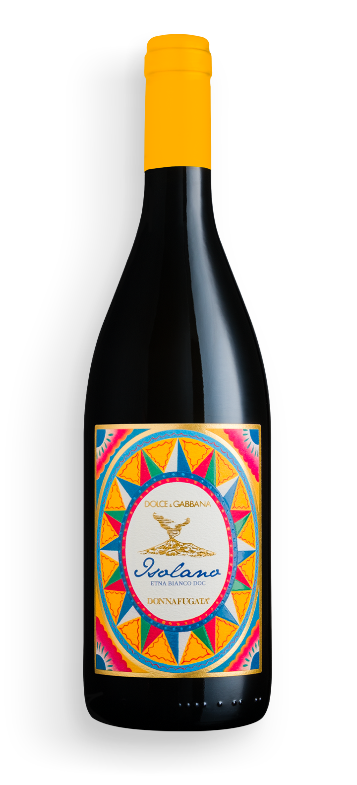 Isolano Etna Bianco Weißwein von Donnafugata und Dolce & Gabbana in der Designer-Flasche
