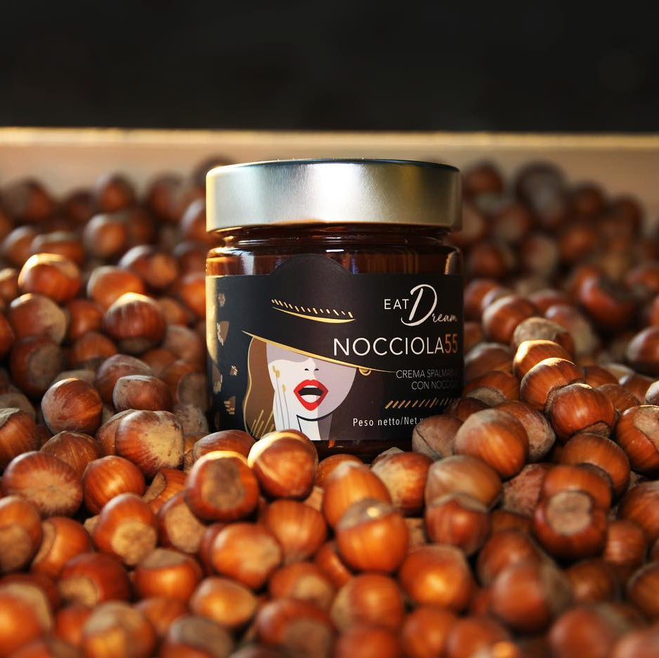EatDream Crema di Nocciola Piemonte IGP 55% – dunkel, intensiv und aus der edlen Tonda Gentile IGP