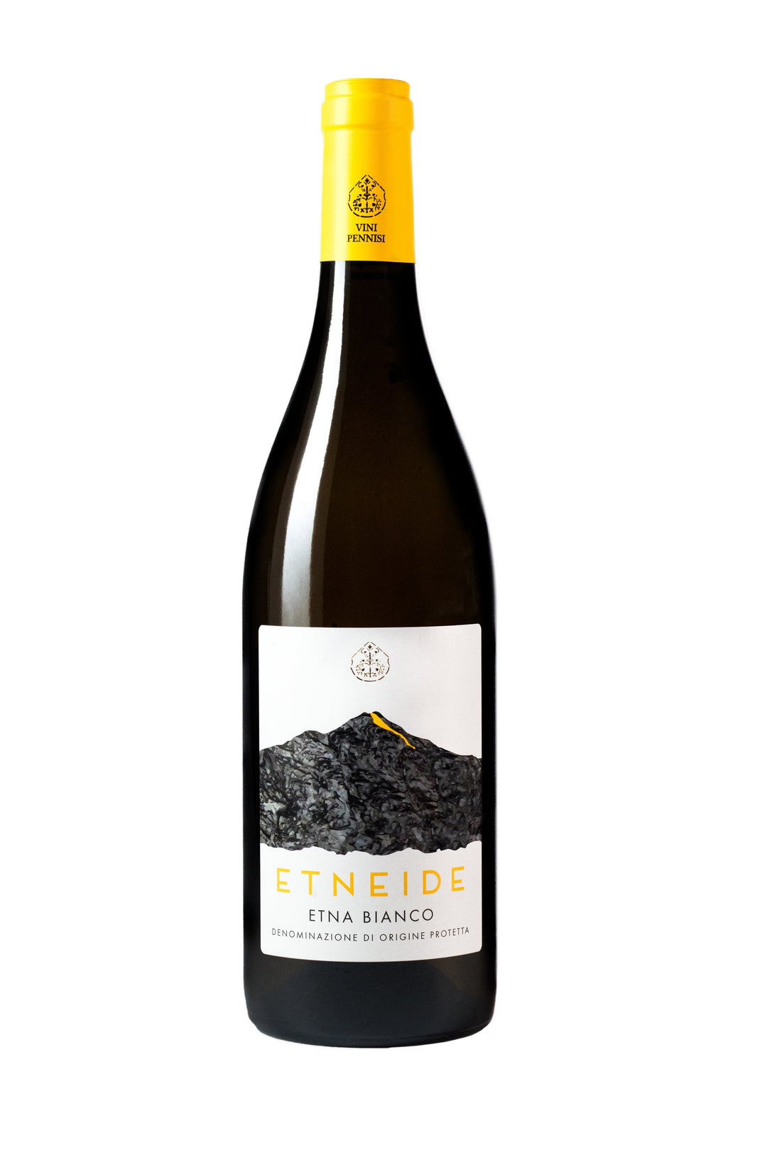 Strohgelber Etna Bianco Weißwein aus Castiglione di Sicilia