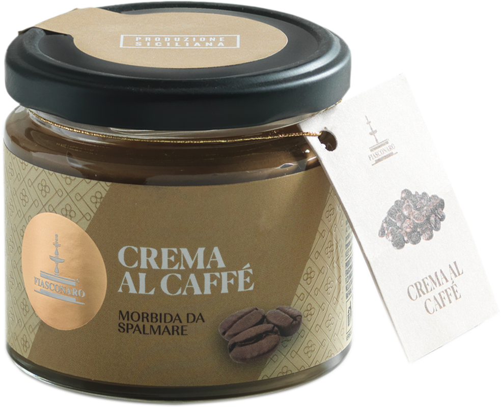 Crema al Caffè Fiasconaro – Sizilianische Kaffeecreme im Glas, Aufstrich für Frühstück und Desserts