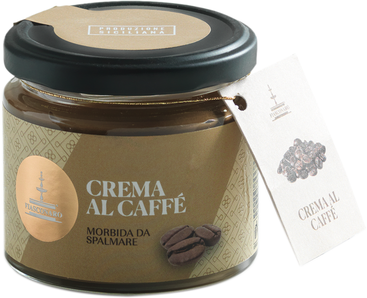 Crema al Caffè Fiasconaro – Sizilianische Kaffeecreme im Glas, Aufstrich für Frühstück und Desserts