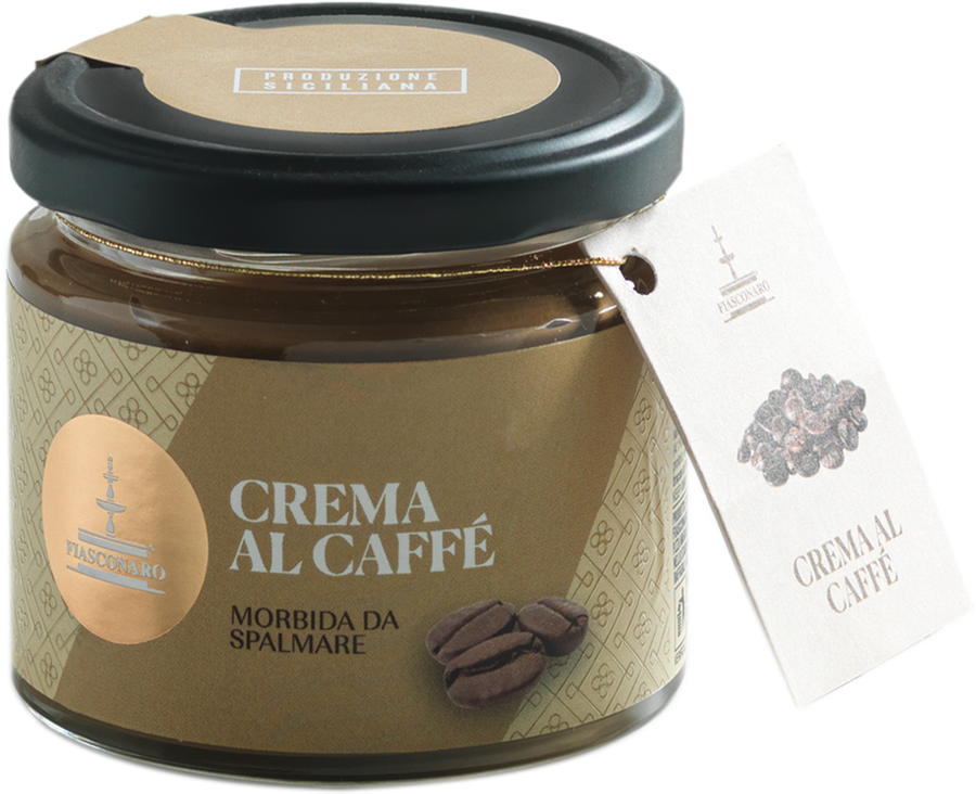 Crema al Caffè Fiasconaro – Sizilianische Kaffeecreme im Glas, Aufstrich für Frühstück und Desserts