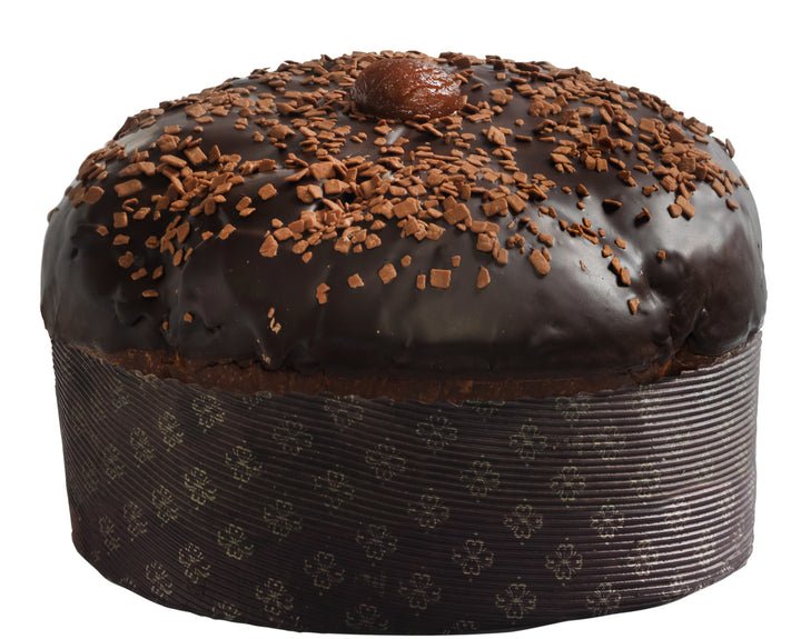Il Panettone alle Castagne Glassate e al Gianduia – Dolce&Gabbana Sammlerdose mit sizilianischem Karren und Kastanien-Motiv
