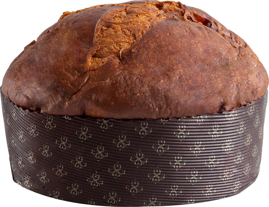 Panettone Agrumi e Zafferano – sizilianischer Panettone mit kandierten Orangen, Zitronen und Safran, von Hand verpackt