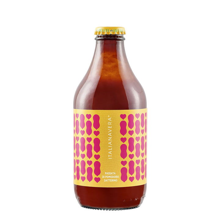 Passata della Nonna von Italianavera – Veropop-Flasche in Gelb, kampanische Passierte Tomaten