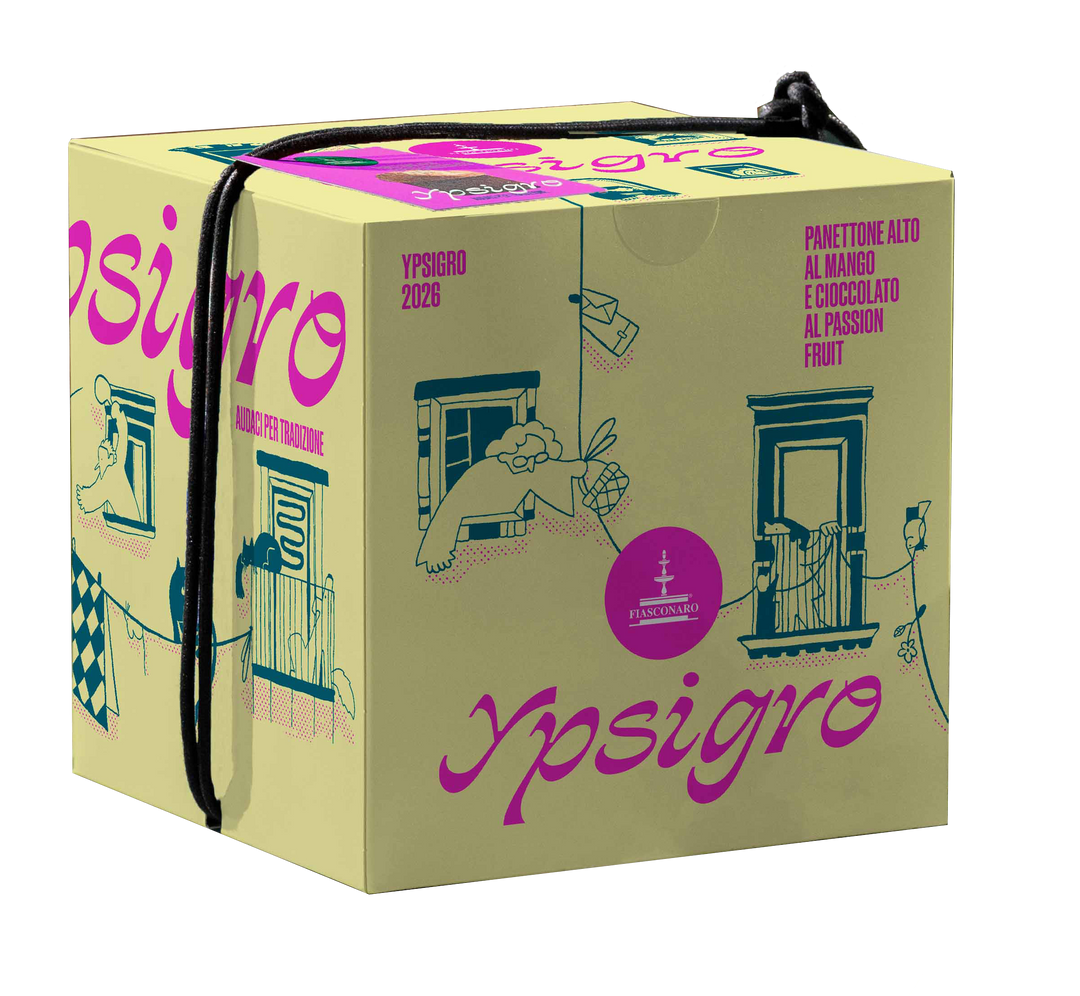 Panettone Alto al Mango e Cioccolato al Passion Fruit – Hoher Panettone mit Mango & Maracuja