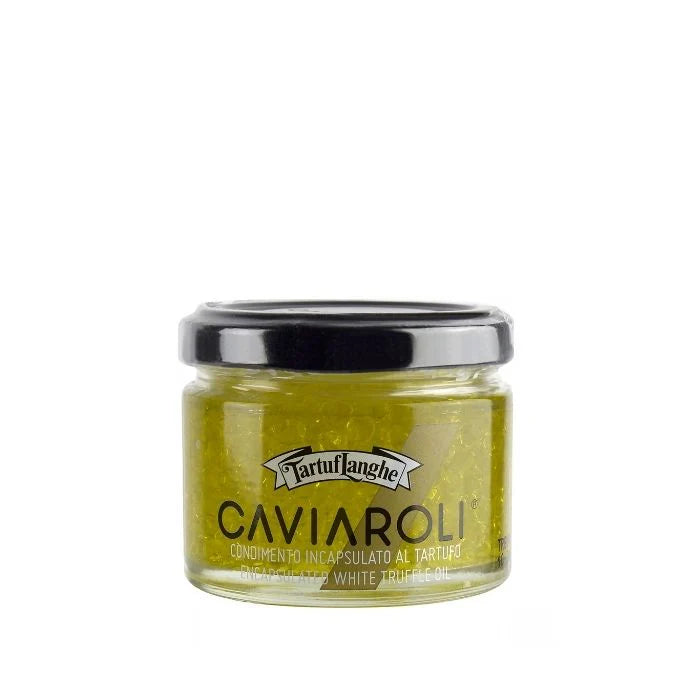 Caviale al Tartufo Bianco – Olivenöl-Perlen mit Weißem Trüffel von Tartuflanghe, 50 g
