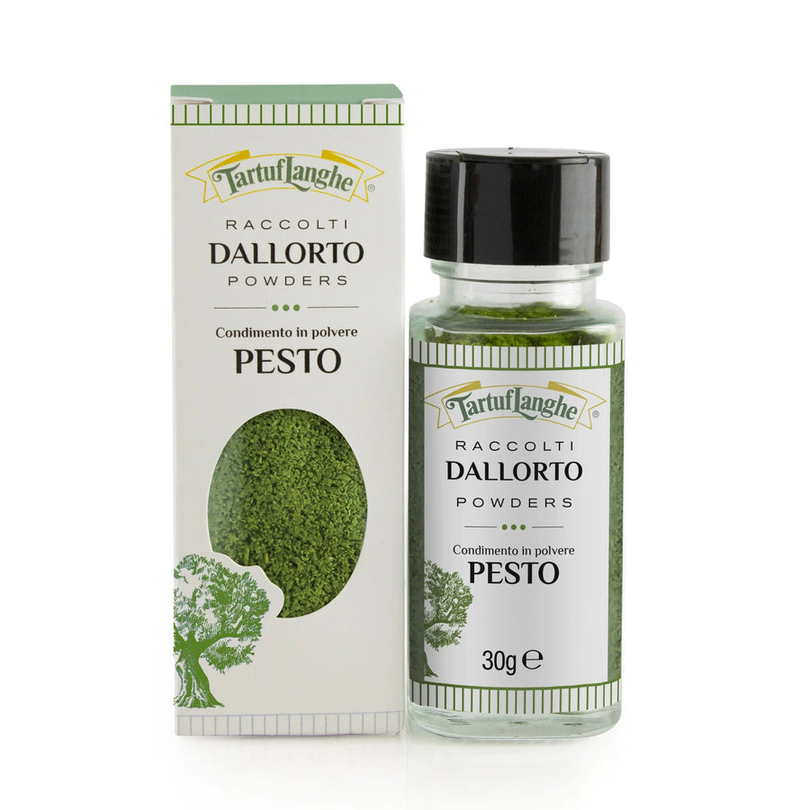 DALLORTO® Pesto in Polvere – gefriergetrocknetes Pestopulver mit Basilico Genovese DOP von Tartuflanghe, 30 g