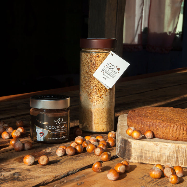 Crema di Nocciola Piemonte IGP 55% als Füllung für Haselnusstorte – intensive Kakao-Haselnusscreme von EatDream