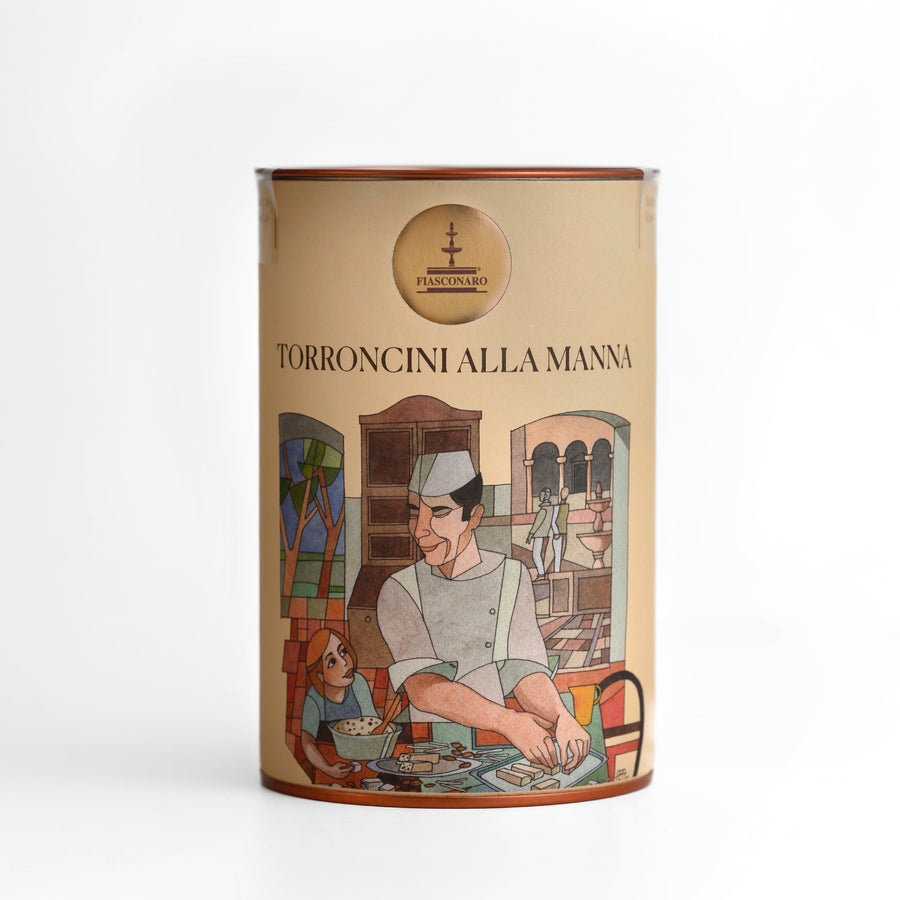 Torroncini alla Manna – weicher Mandelnougat mit sizilianischer Manna, Fiasconaro