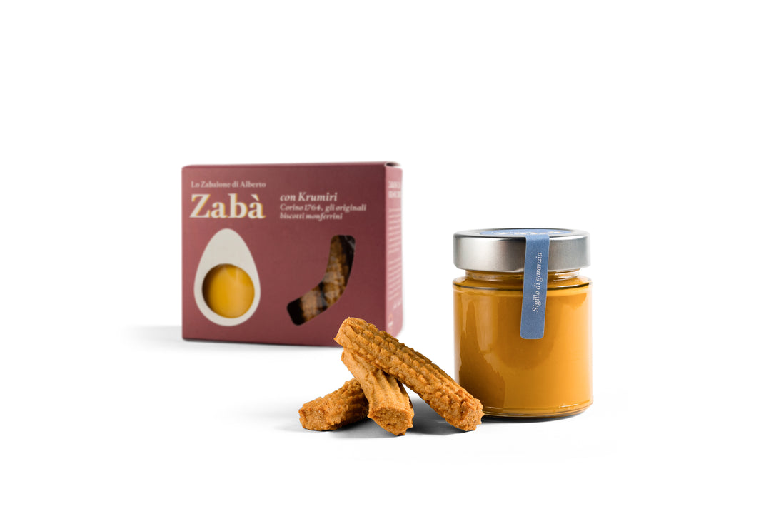 Creme Zabaione Marsala & Krumiri Hörnchen , 150g + 40g (190 g)