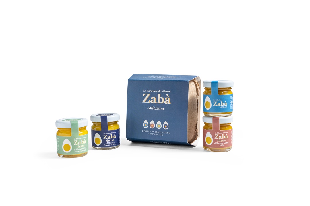 Zabà Zabaione-Set von Alberto Marchetti – 4 piemontesische Dessertcremes im Eierbecher